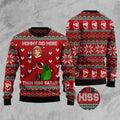 FUNSTUFFPRINT Mommy Did More Than Kiss Satan Ugly Christmas Sweater, Christmas Sweater, Ugly Sweater, Funny Xmas Sweaters Ugly Sweater