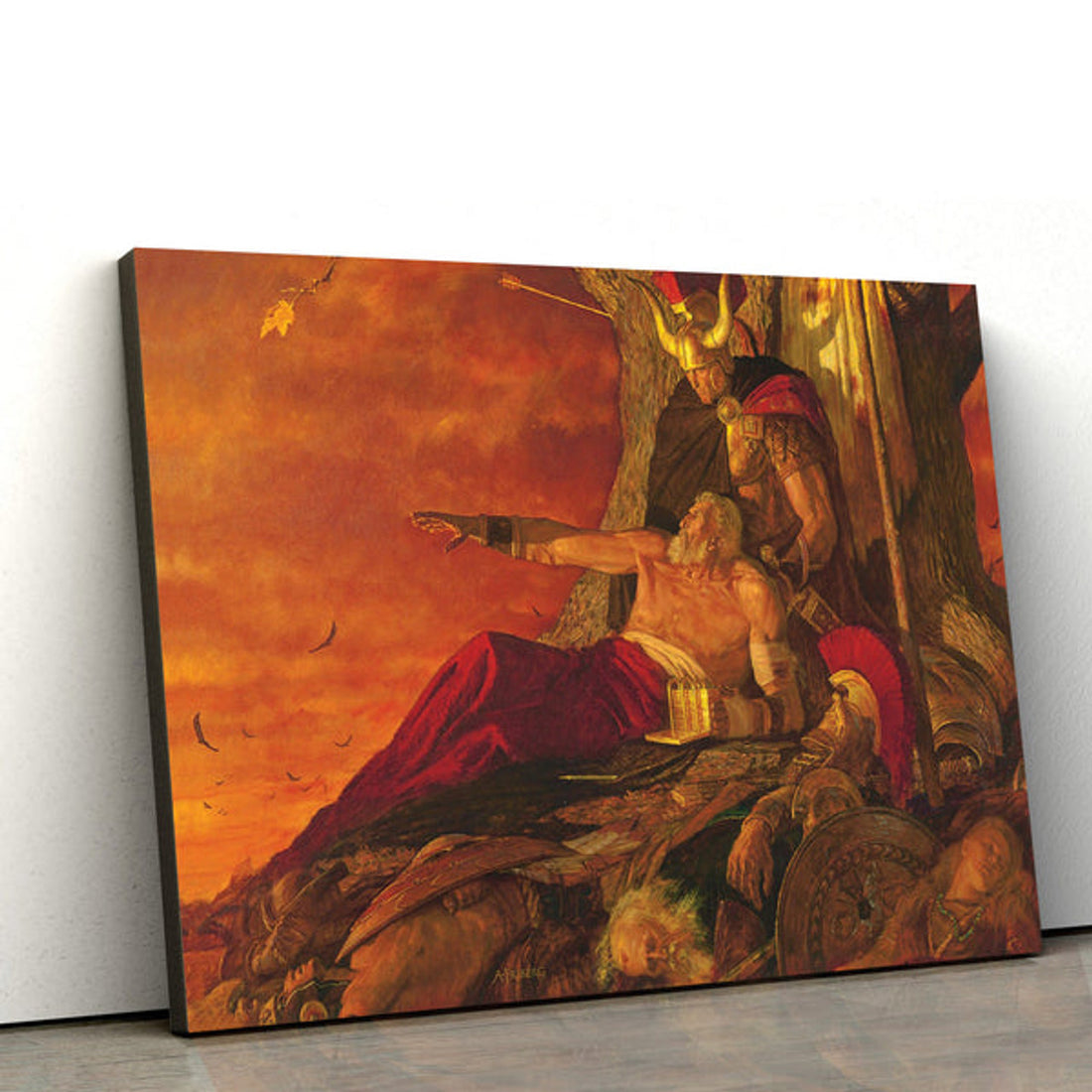 Mormon Bids Farewell To A Once Great Nation Canvas Wall Art - Christian Canvas Pictures - Religious Canvas Wall Art