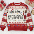 FUNSTUFFPRINT Custom Most Likely To Christmas Ugly Sweater