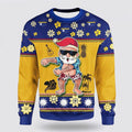 FUNSTUFFPRINT Namishirt Nauru Christmas Sweater Santa Claus Polynesian Tattoo – Christmas Gifts For Frends Ugly  Sweater