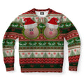 FUNSTUFFPRINT Naughty Reindeer Ugly Christmas Sweater, Christmas Sweater, Ugly Sweater, Funny Xmas Sweaters Ugly Sweater