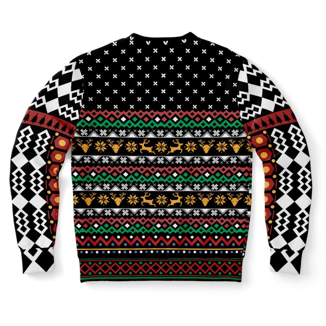 FUNSTUFFPRINT Naughty Santa Bouncer Ugly Christmas Sweater, Christmas Sweater, Ugly Sweater, Funny Xmas Sweaters Ugly Sweater