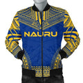 FUNSTUFFPRINTI Nauru Flag Polynesian Chief Men's Bomber Jacket - Bomber Jacket
