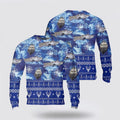 FUNSTUFFPRINT Navy USS Freedom (LCS-1) Christmas Sweater 3D – Unique Christmas Sweater Gift For Military Personnel Ugly  Sweater