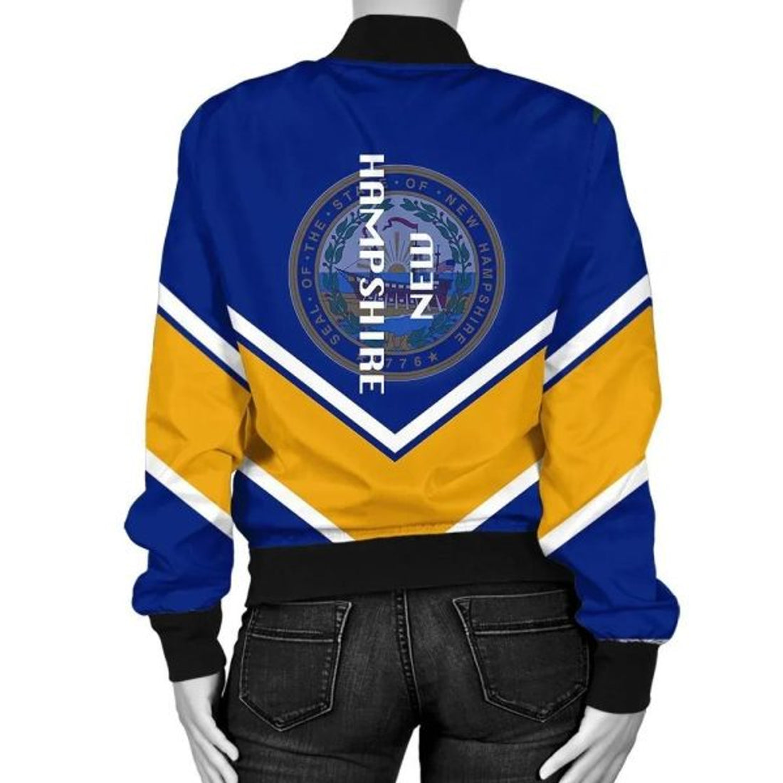 FUNSTUFFPRINTI New Brunswick Coat Of Arms Women Bomber Jacket Lucian Style Bomber Jacket