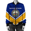 FUNSTUFFPRINTI New Brunswick Coat Of Arms Women Bomber Jacket Lucian Style Bomber Jacket