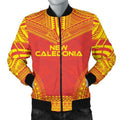 FUNSTUFFPRINTI New Caledonia Flag Polynesian Chief Men's Bomber Jacket - Bomber Jacket