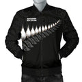FUNSTUFFPRINTI New Zealand Bomber Rugby Silver Fern (Men) Bomber Jacket