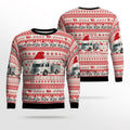 FUNSTUFFPRINT New Haven Fire Department Ugly Christmas Sweater – Christmas Gifts For Firefighters Ugly  Sweater