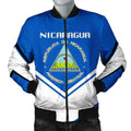FUNSTUFFPRINTI Nicaragua Coat Of Arms Men Bomber Jacket Lucian Style