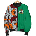 FUNSTUFFPRINTI Nigeria Men's Bomber Jacket Ankara Pattern Bomber Jacket