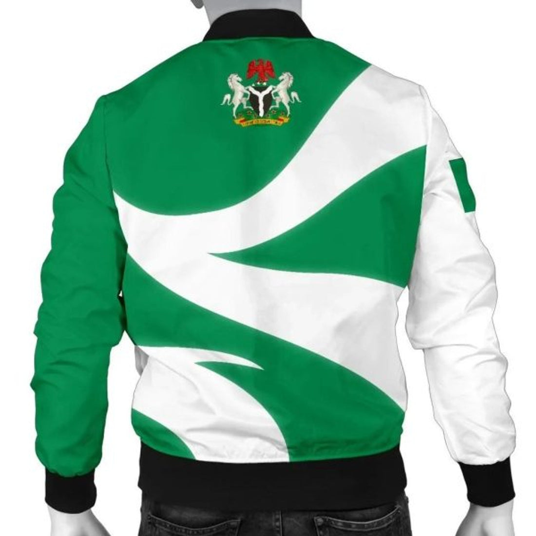 FUNSTUFFPRINTI Nigeria Men's Bomber Jacket - Eagle Version - Bomber Jacket