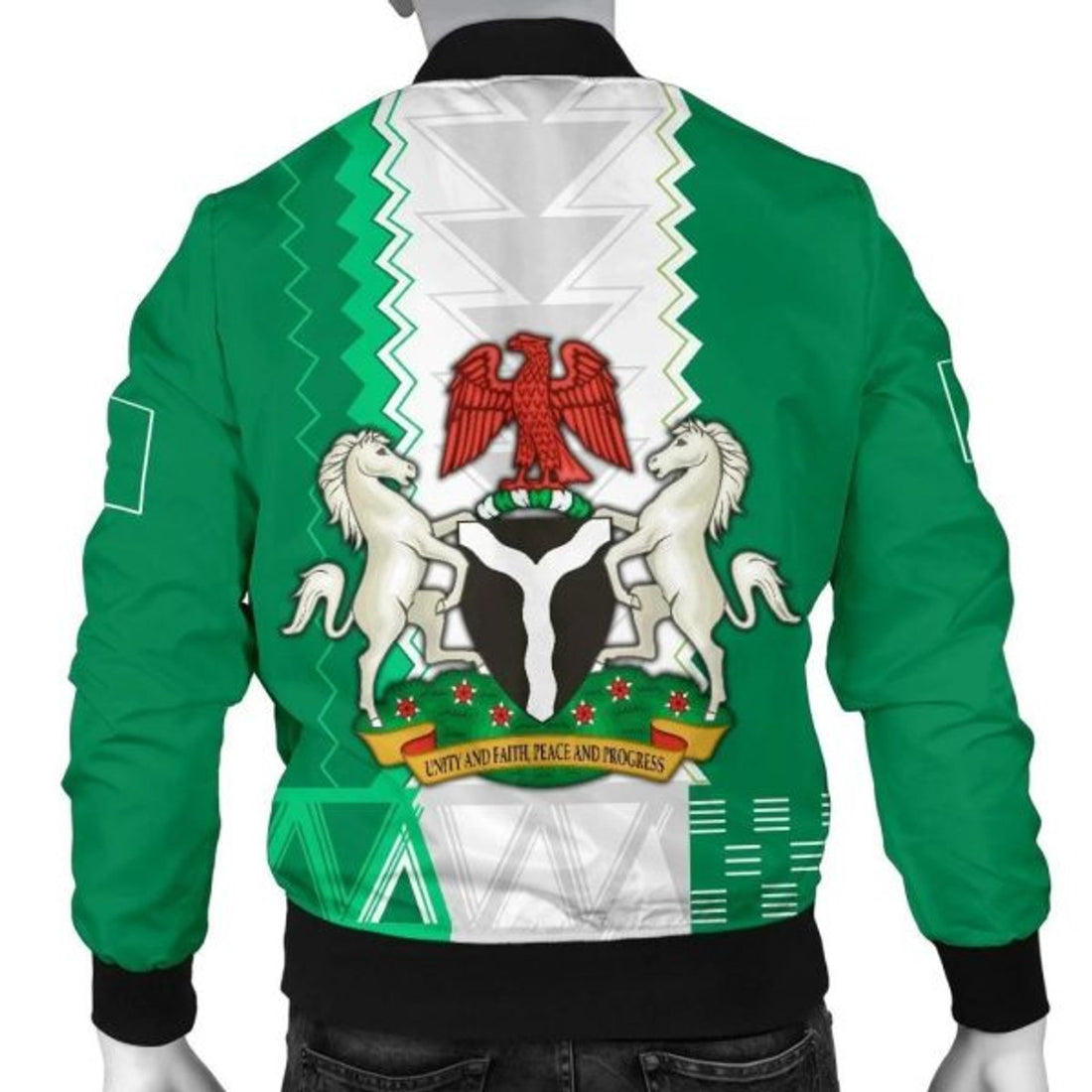 FUNSTUFFPRINTI Nigeria Men's Bomber Jacketimple Sports Bomber Jacket