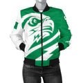 FUNSTUFFPRINTI Nigeria Women's Bomber Jacket - Eagle Version - Bomber Jacket