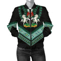 FUNSTUFFPRINTI Nigerian Dashiki Women 3D Bomber Jacket