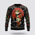 FUNSTUFFPRINT Ninja Cat, Funny Christmas Pattern Ugly Christmas Sweater For Men And Women, Best Gift For Christmas, Christmas Fashion Winter  Ugly  Sweater