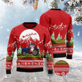 FUNSTUFFPRINT Noel Tractor Ugly Christmas Sweater, Christmas Sweater, Ugly Sweater, Funny Xmas Sweaters Ugly Sweater