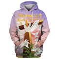 FUNSTUFFPRINT 3D Normal Isn't Coming Back But Jesus Is Hoodie Lily Cross And Dove 3D Hoodie and Zip Hoodie