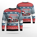 FUNSTUFFPRINT North Penn Volunteer Fire Co Ugly Christmas Sweater – Christmas Gifts For Firefighters Ugly  Sweater