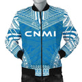 FUNSTUFFPRINT Northern Mariana Islands Flag Polynesian Chief Men's Bomber Jacket - 3D Bomber Jacket