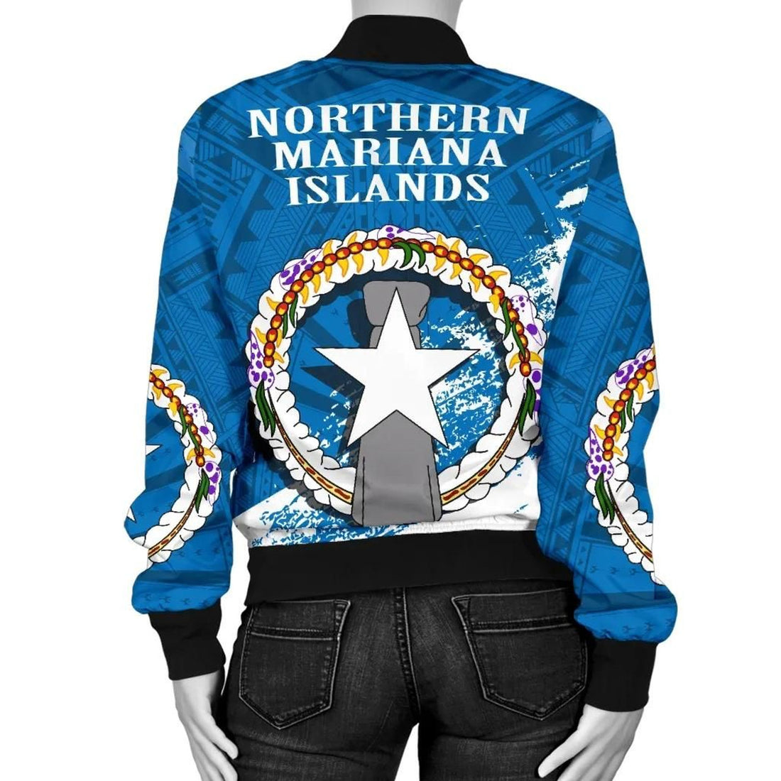 FUNSTUFFPRINT Northern Mariana Islands Special Women's 3D Bomber Jacket