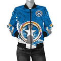 FUNSTUFFPRINT Northern Mariana Islands Special Women's 3D Bomber Jacket