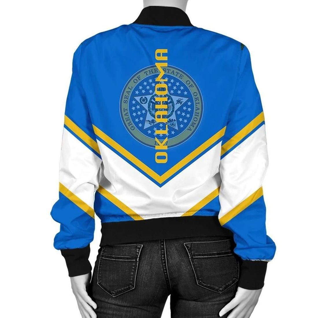 FUNSTUFFPRINT Nova Scotia Coat Of Arms Women Bomber Jacket Lucian Style 3D Bomber Jacket