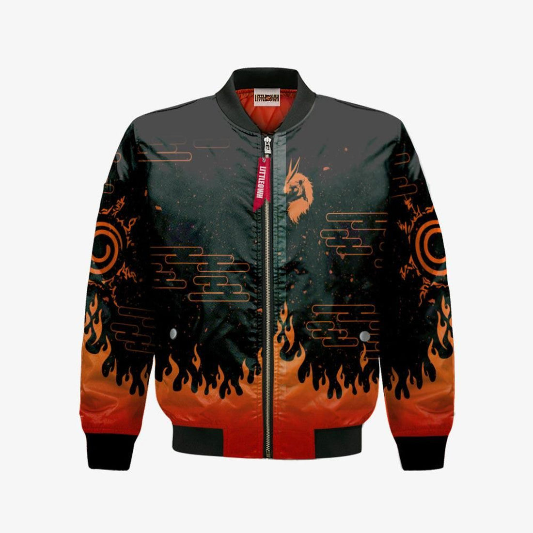 FUNSTUFFPRINT Nrt Kurama Bomber Jacket Cosplay Costumes 3D Bomber Jacket