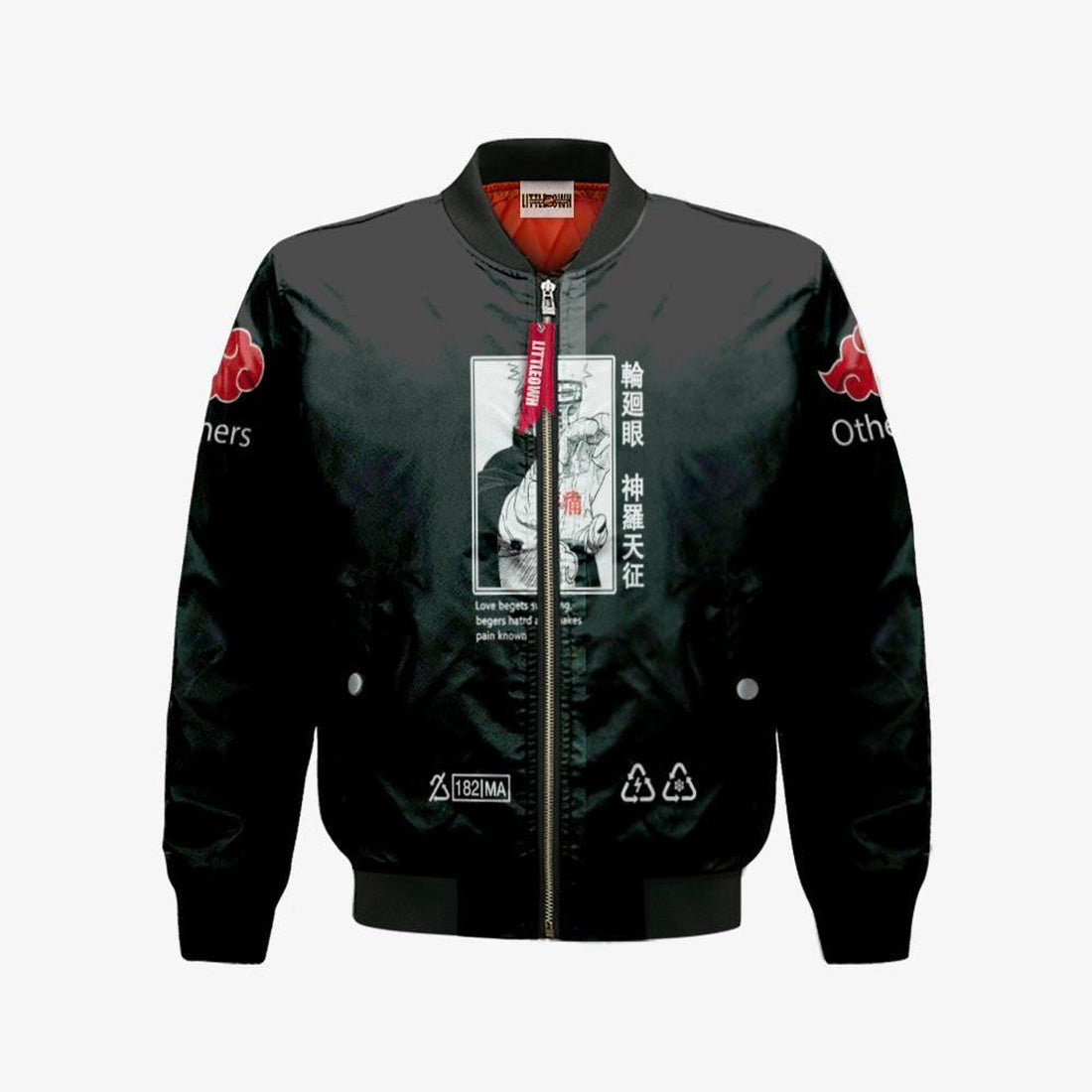 FUNSTUFFPRINT Nrt Uzumaki Bomber Jacket Custom Nrt Mixed Akatsuki Cloud Cosplay Costumes 3D Bomber Jacket