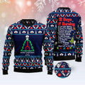 FUNSTUFFPRINT Nurse Christmas Tree Ugly Christmas Sweater, Xmas Tree Sweater, Christmas Sweater Ugly  Sweater