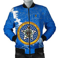 FUNSTUFFPRINT Oklahoma Christmas Coat Of Arms Men Bomber Jacket Style 3D Bomber Jacket