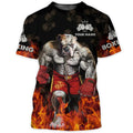 Custom Funny Boxing Bulldog Tshirt, Bull Dog Boxing Hoodie Men Women, Boxing Lover Gift, Pet Love Gift