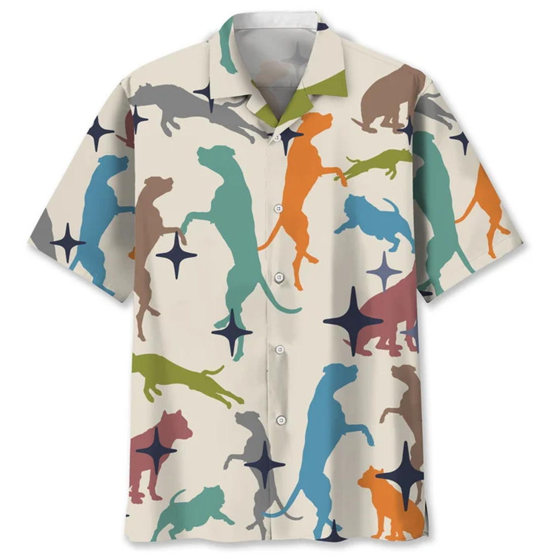 Pit Bull Hawaiian Shirt, Hawaiian shirt for men, Summer gift for Dog lovers