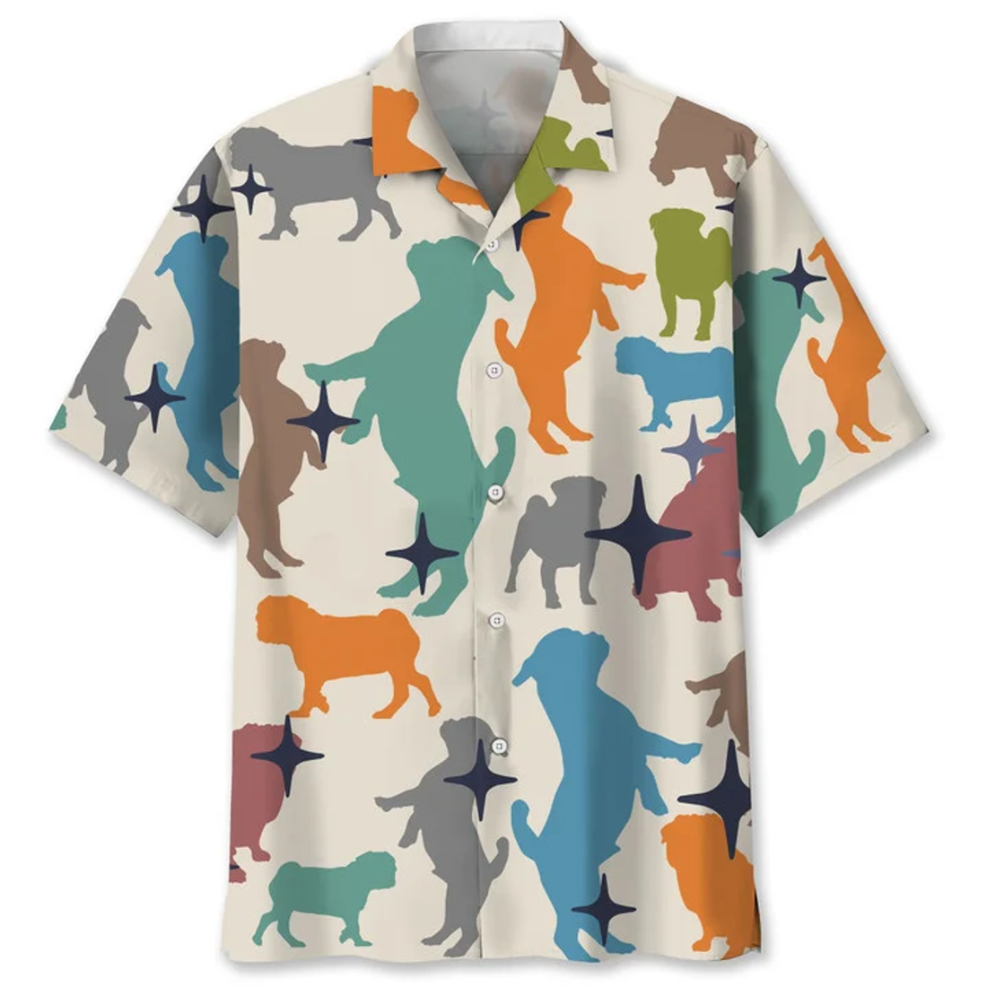 Pugs Hawaiian Shirt, Hawaiian shirt for men, Summer gift for Dog lovers
