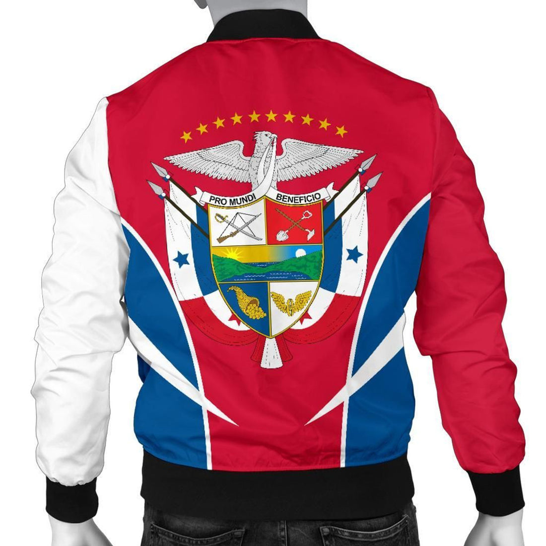 FUNSTUFFPRINT Panama Bomber Jacket Active (Men) 3D Bomber Jacket
