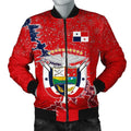 FUNSTUFFPRINT Panama Christmas Coat Of Arms Men Bomber Jacket Style 3D Bomber Jacket