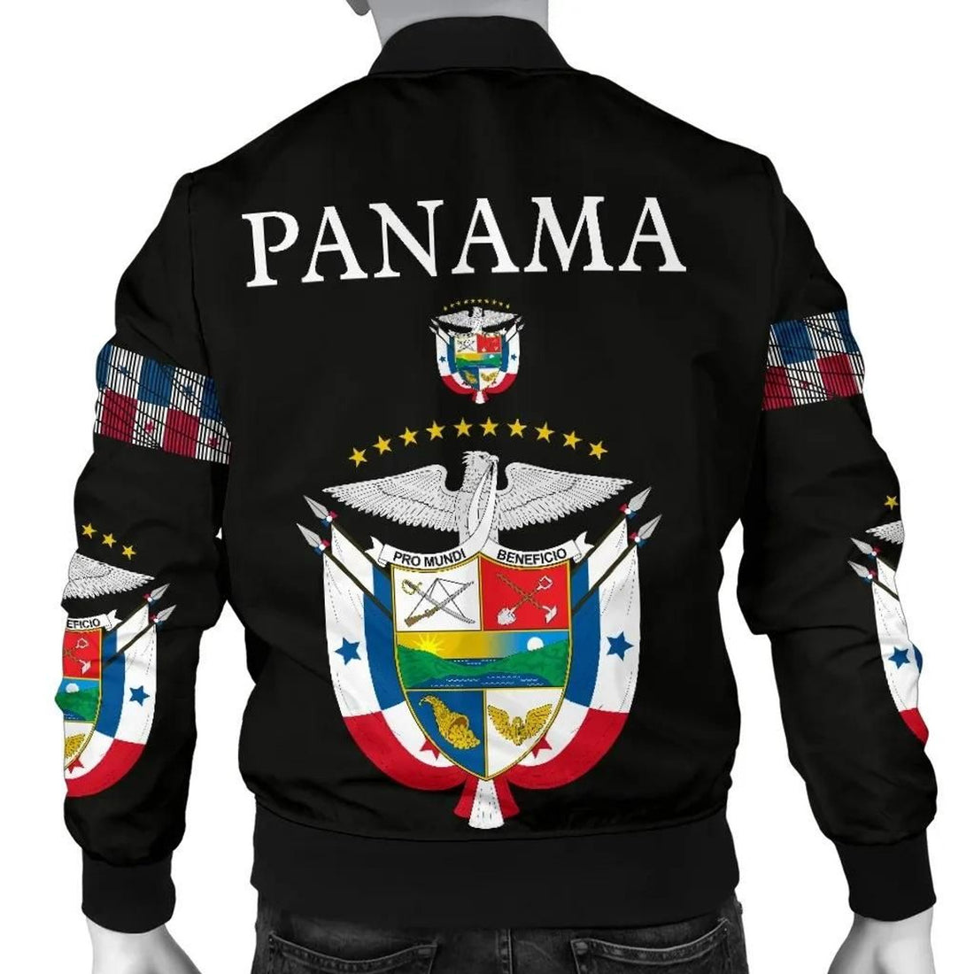 FUNSTUFFPRINT Panama-United Men's 3D Bomber Jacket