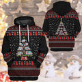 FUNSTUFFPRINT 3D Paramedic Ambulance Christmas Tree All Over 3D Hoodie and Zip Hoodie