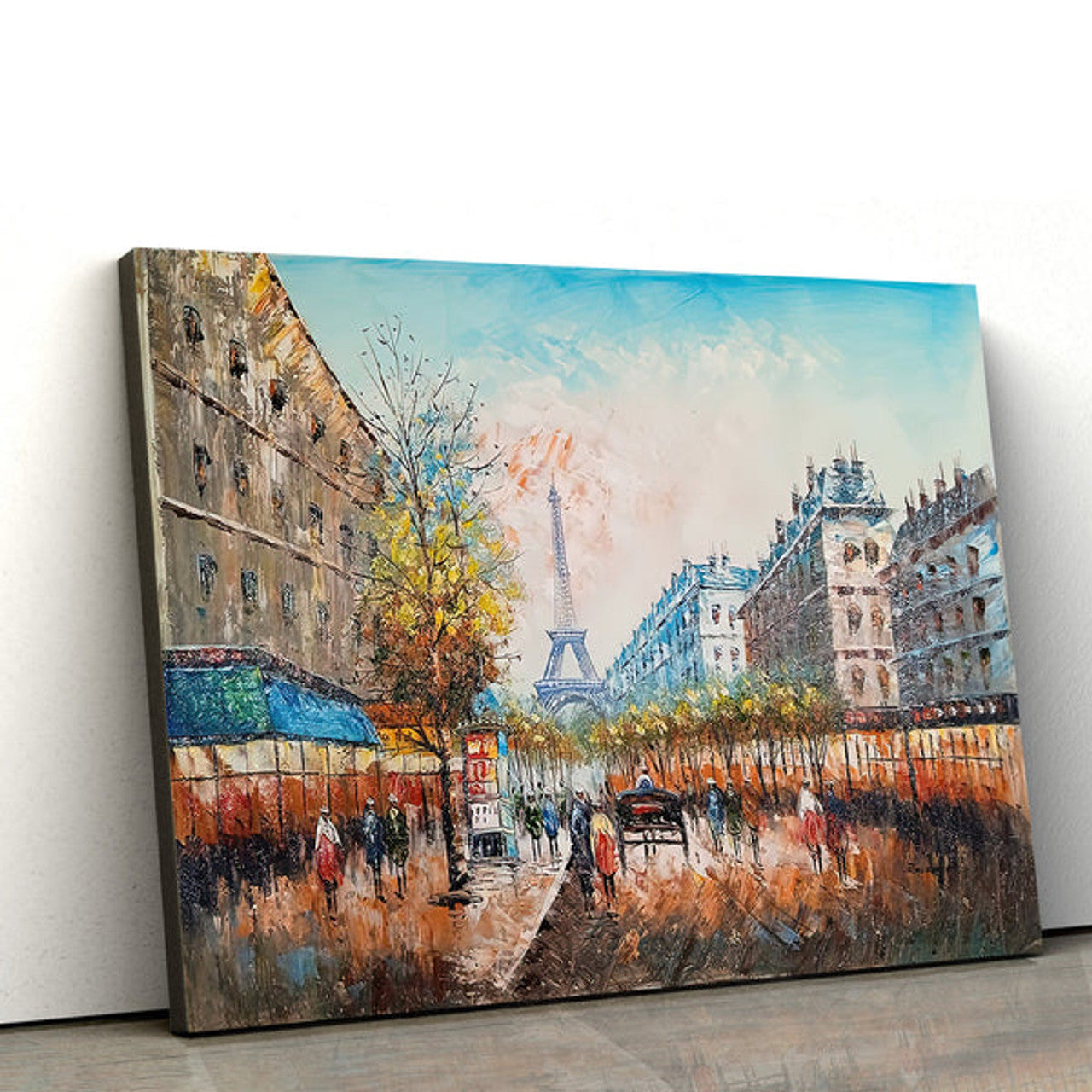 Paris Oil Painting Canvas Wall Art - Canvas Wall Decor - Home Decor Living Room