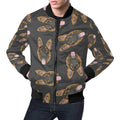 FUNSTUFFPRINT Pattern Print German Shepherd Mens 3D Bomber Jacket