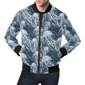 FUNSTUFFPRINT Pattern Print Jellyfish Mens 3D Bomber Jacket