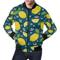 FUNSTUFFPRINT Pattern Print Lemon Mens 3D Bomber Jacket