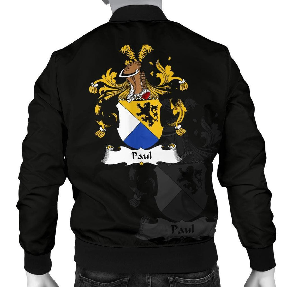 FUNSTUFFPRINT Paul Germany Men's Bomber Jacket - German Family Crest 3D Bomber Jacket