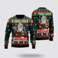 FUNSTUFFPRINT Peace Love Hippie Santa Claus Ugly Christmas Sweater – Christmas Gifts For Frends Ugly  Sweater