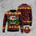 FUNSTUFFPRINT Peace On Earth Ugly Christmas Sweater, Christmas Sweater, Ugly Sweater, Funny Xmas Sweaters Ugly Sweater