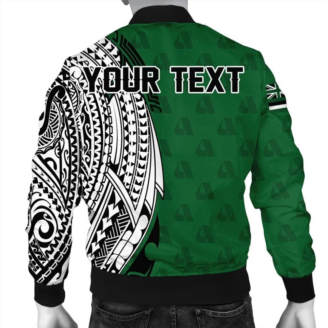 FUNSTUFFPRINT Personalized Aiea High Tribal Kakau 3D Bomber Jacket