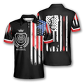 Custom Archery Crown Emblem American Flag Custom Archery Shirts For Men, Gift For Archery Lover