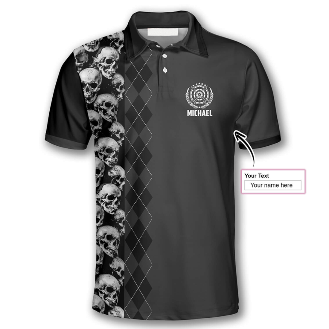 Custom I Don't Wear Bows I Shoot Them Custom Archery Shirts for Men, Personalized Archery Polo Shirt