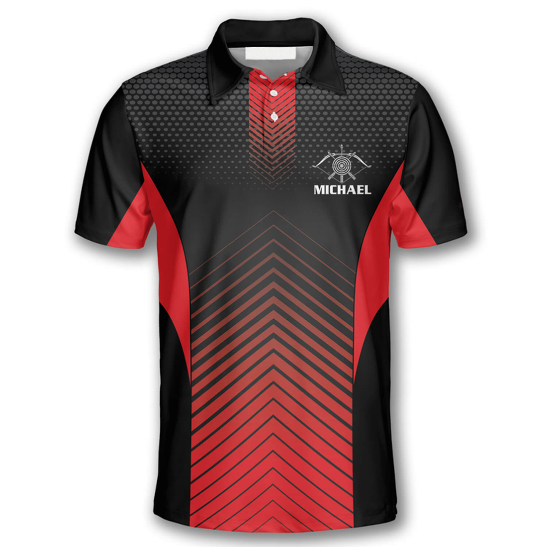 Custom Archery Red Last Arrows Custom Archery Shirts For Men, Idea Gift For Team Archery