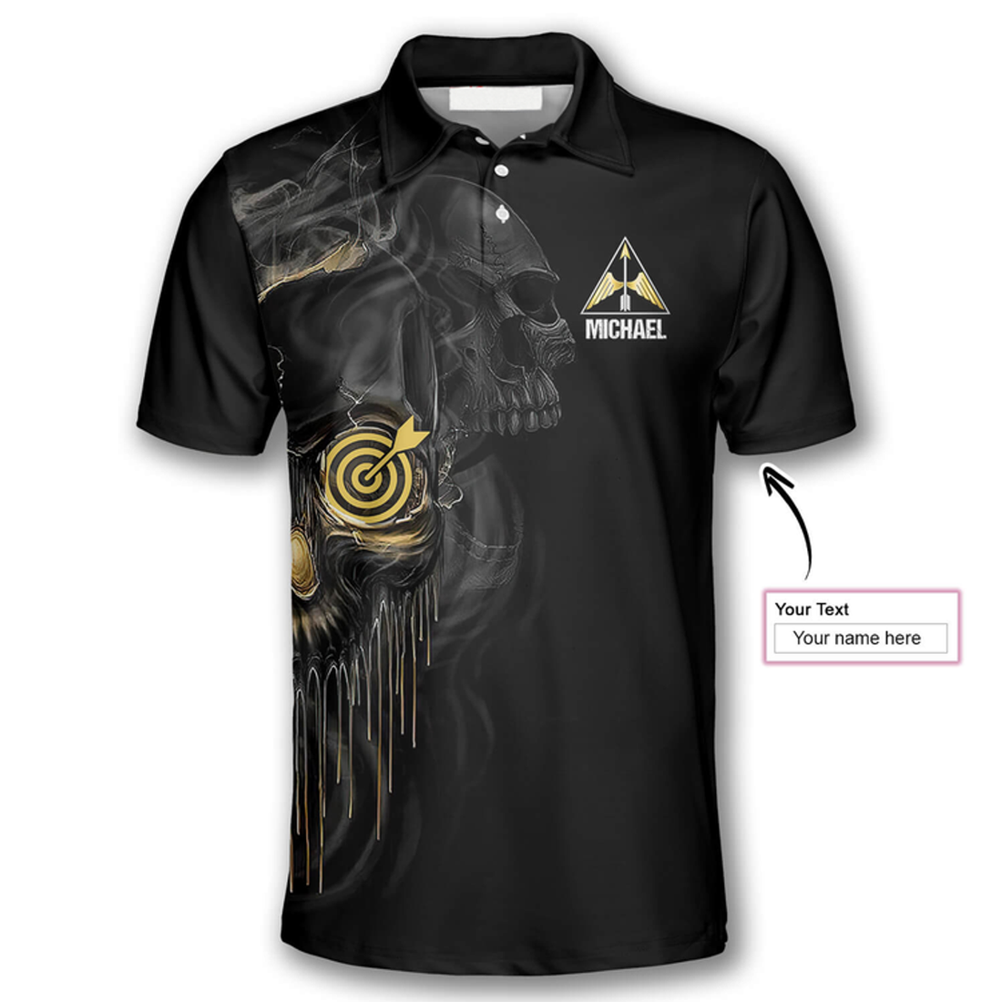 Custom Archery Skull Shut Up And Shoot Custom Archery Shirts For Men, Idea Gift For Archery Lover